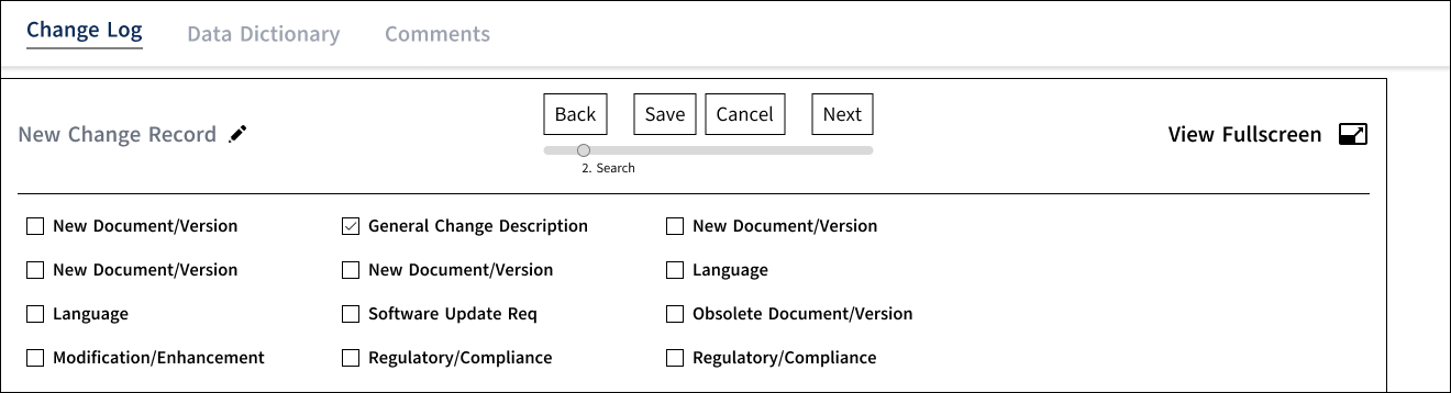 Outdated Legacy Document Builder Interface